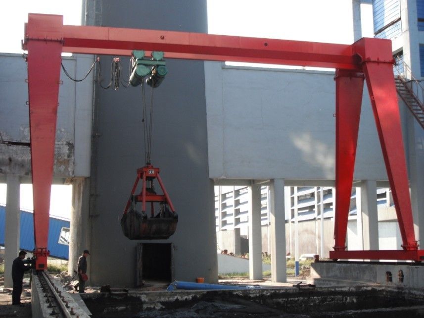MHZ��늄�(d��ng)���Jץ���Tʽ���ؙC(j��) MHZ type electric hoist grab gantry crane
